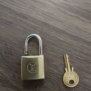 Authentic Rare Louis Vuitton Lock and Key #229